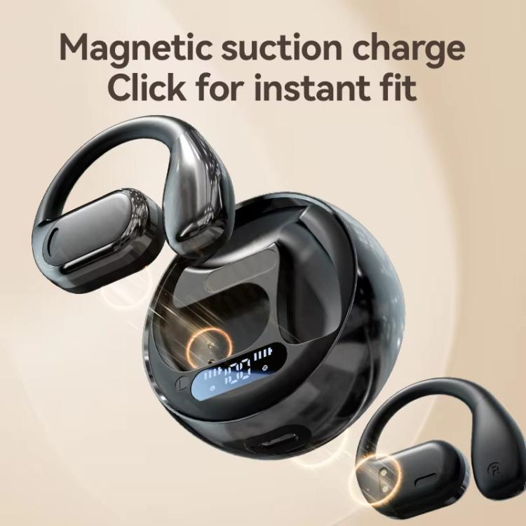 M76 Auricolare Bluetooth con display digitale sopra l'orecchio e traduzione AI intelligente