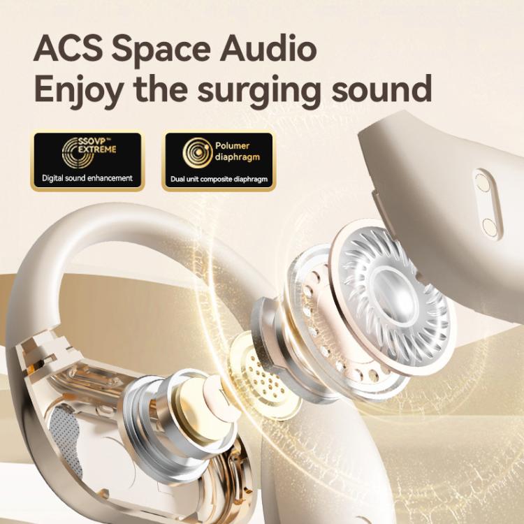 M76 Auricolare Bluetooth con display digitale sopra l'orecchio e traduzione AI intelligente