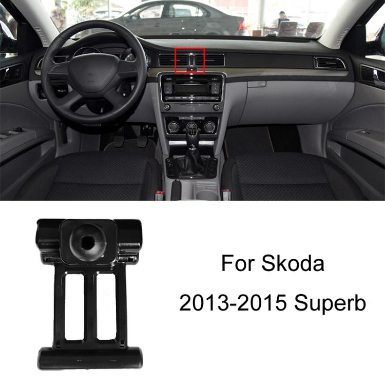 Per la base del supporto di navigazione per telefono cellulare speciale per auto Skoda, 13-15 Superb, 13-19 Octavia+Spaceback/Double Flash Outer Frame Arc Edge, 15-17 Fabia, 15-22 Octavia, 16-23 Superb, 17-21 Kodiaq/GT, 18-22 Koroc, 18-23 Kamiq