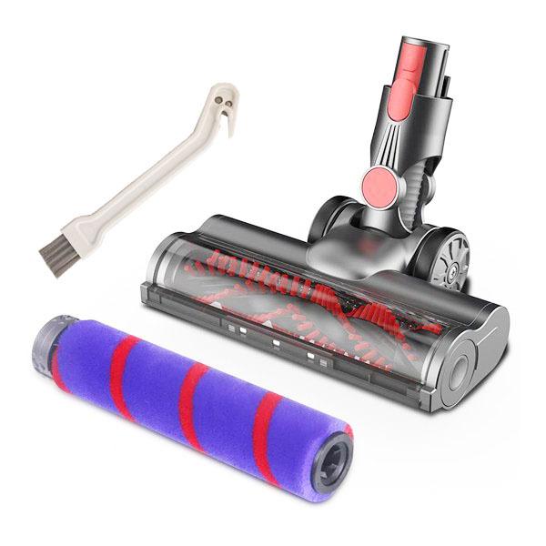 Per Dyson V7 / V8 / V10 / V11 / V15 Aspirapolvere Spazzola per Pavimenti Accessorio in Fibra di Carbonio, Type 1, 3pcs /Set