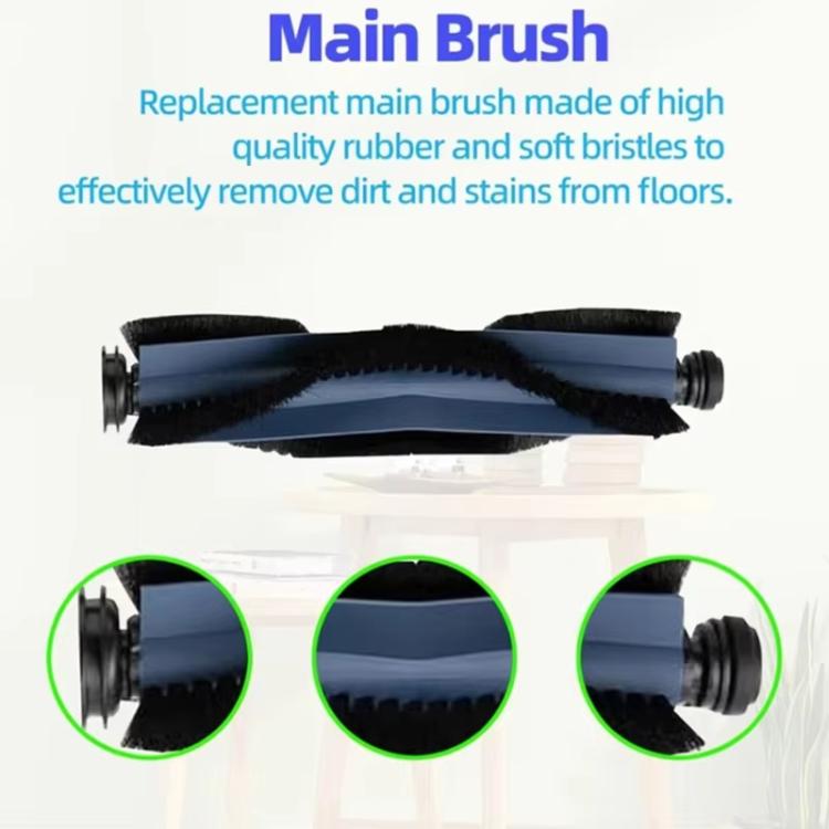Per pezzi di ricambio per aspirapolvere robot Eufy X10 Pro Omni, 3pcs Dust Bag, 3pcs Mop Pad, 4pcs Side Brush, Main Brush, 3pcs Filter