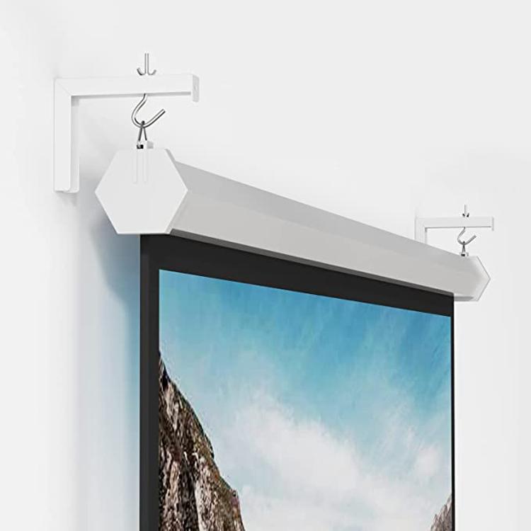 Supporto da soffitto universale per schermo di proiezione, supporto da parete a forma di L regolabile