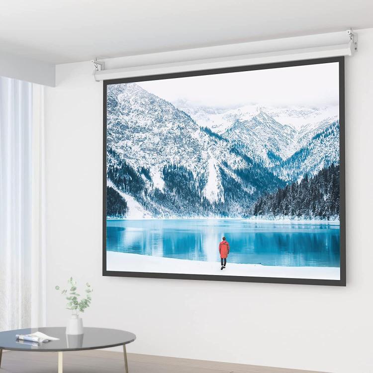 Supporto da soffitto universale per schermo di proiezione, supporto da parete a forma di L regolabile