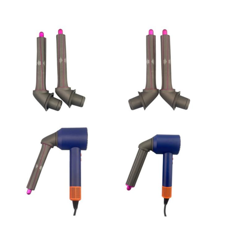 Per asciugacapelli Dyson Adattatore a gomito girevole a 360 gradi e set di arricciacapelli, 1pair 20mm, 1pair 30mm, 2 In 1 40mm Rose Red, 2 In 1 40mm Gold Copper