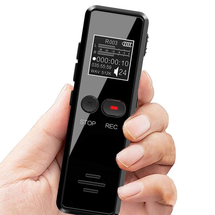 Schermo LCD da 0,9 pollici Intervista Mini HD Registratore USB Lettore MP3 di ricarica, 8GB, 16GB, 32GB, 64GB