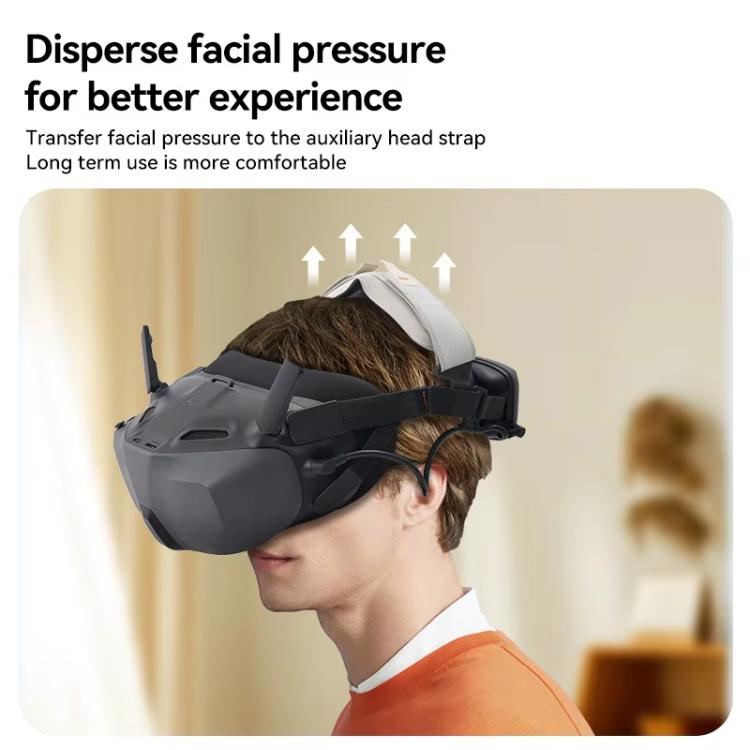 Per DJI N3 Fascia traspirante anti-pressione comoda, Upgrade Model Headband
