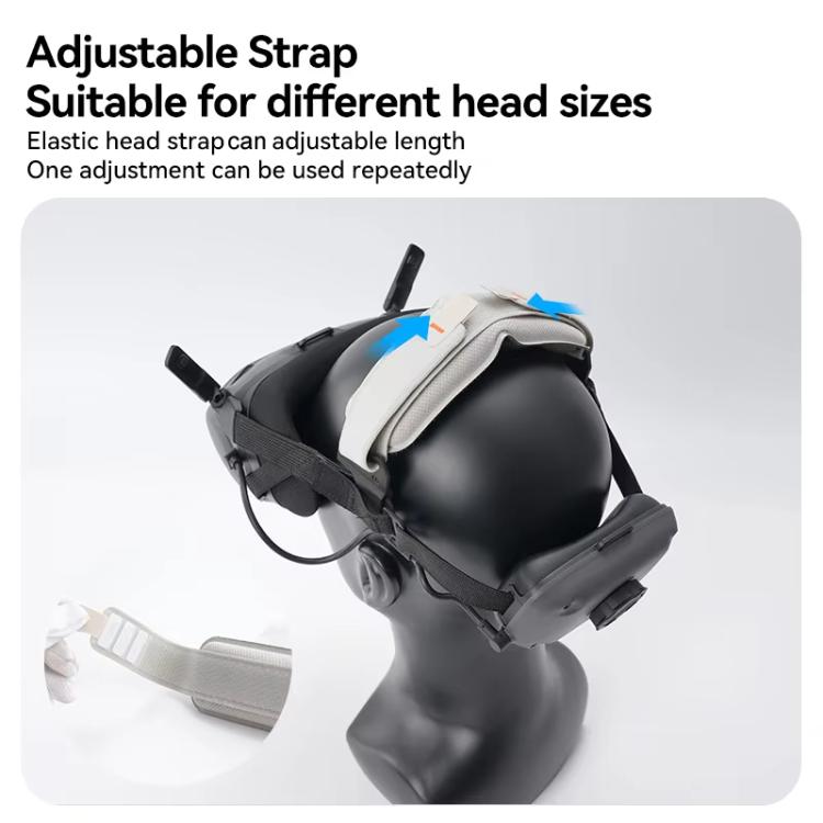 Per DJI N3 Fascia traspirante anti-pressione comoda, Upgrade Model Headband