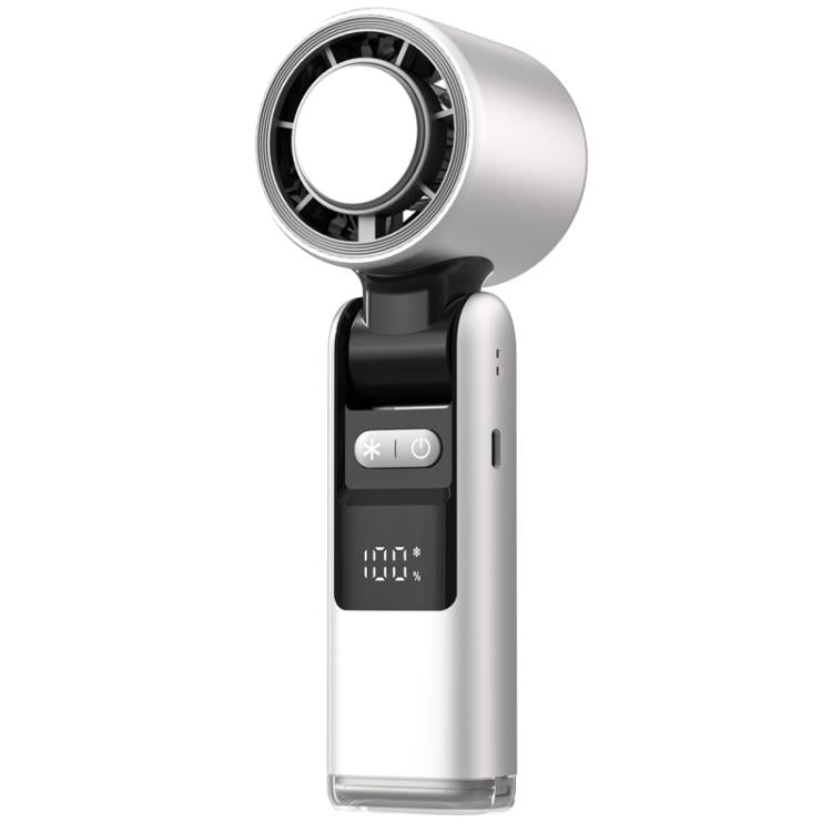 Ventilatore portatile ad alta velocità da 100 marce, mini ventilatore portatile pieghevole ricaricabile tramite USB, piccolo ventilatore con raffreddamento