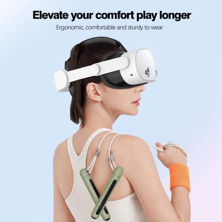 Per Meta Quest 3S VR Headset Elite Head Strap Fascia per la testa regolabile Comfort Decompression