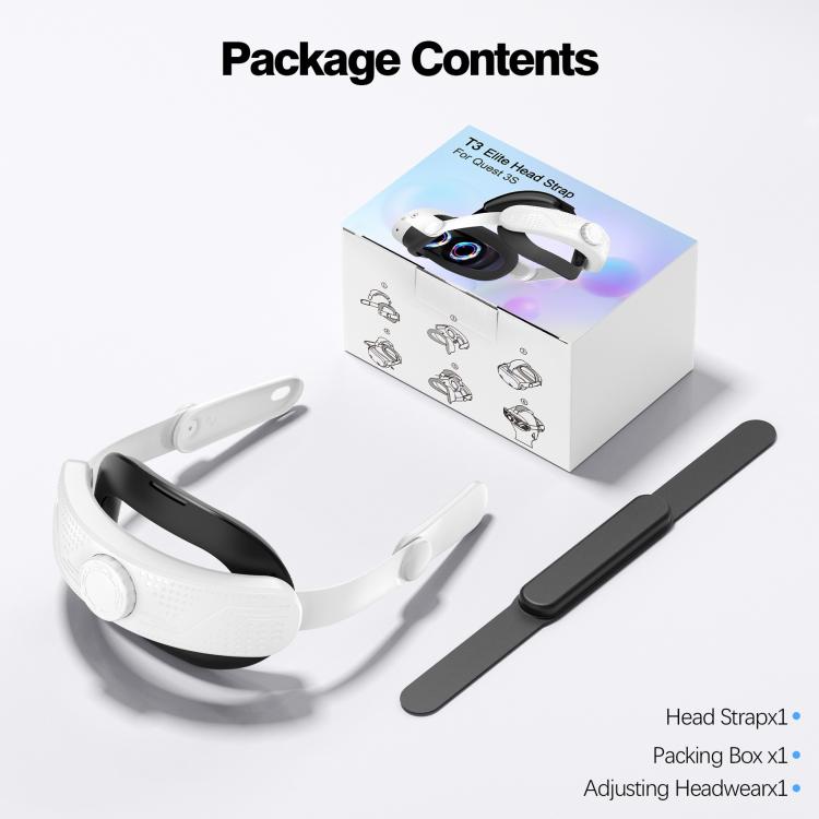 Per Meta Quest 3S VR Headset Elite Head Strap Fascia per la testa regolabile Comfort Decompression