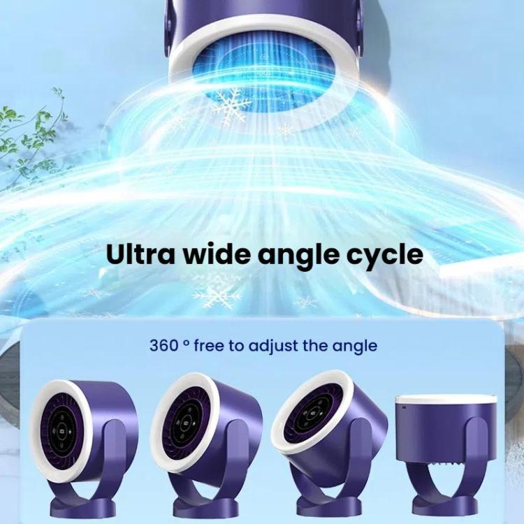 Ventilatore da tavolo, da camera da letto, da cucina, da parete, piccolo, ricaricabile tramite USB, mini ventilatore da tavolo, circolatore