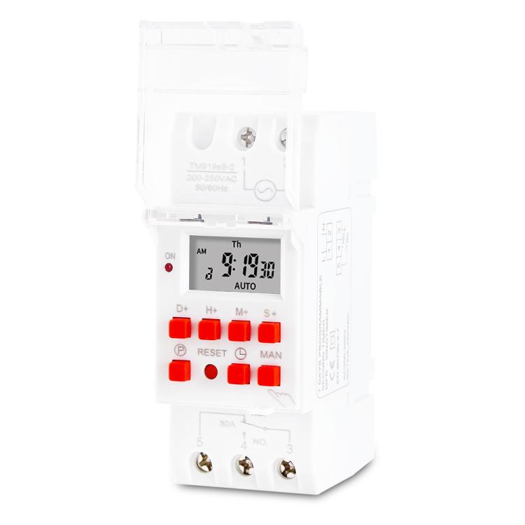 SINOTIMER TM919sB 220V 30A 1 secondo intervallo 7 giorni timer programmabile montato su guida DIN