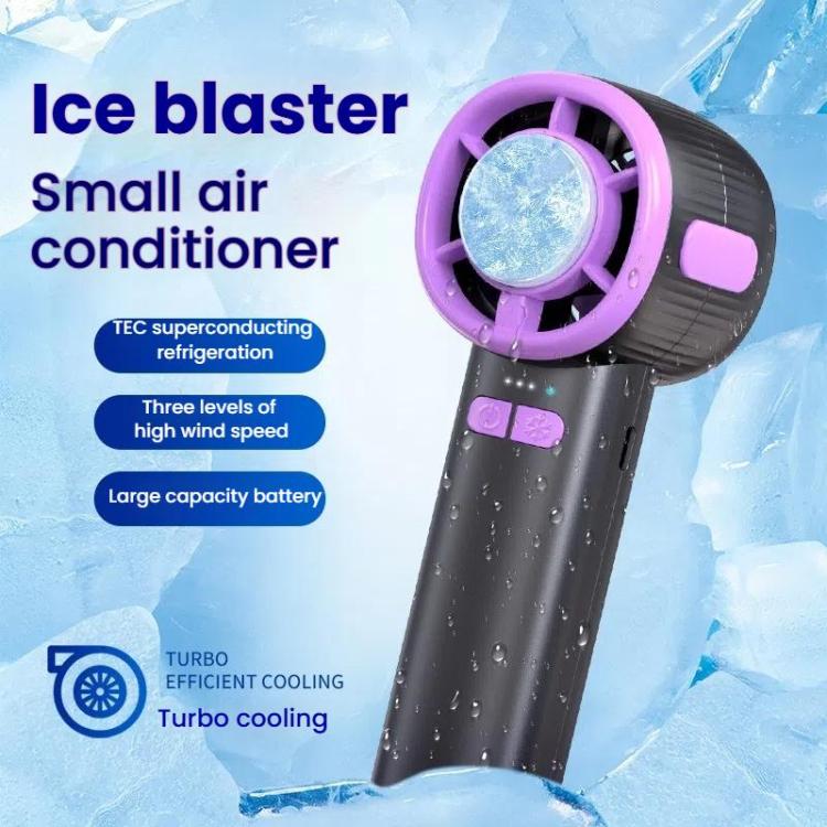 Ventilatore di raffreddamento a semiconduttore con display digitale ad alta velocità a 3 velocità, piccolo ventilatore portatile USB