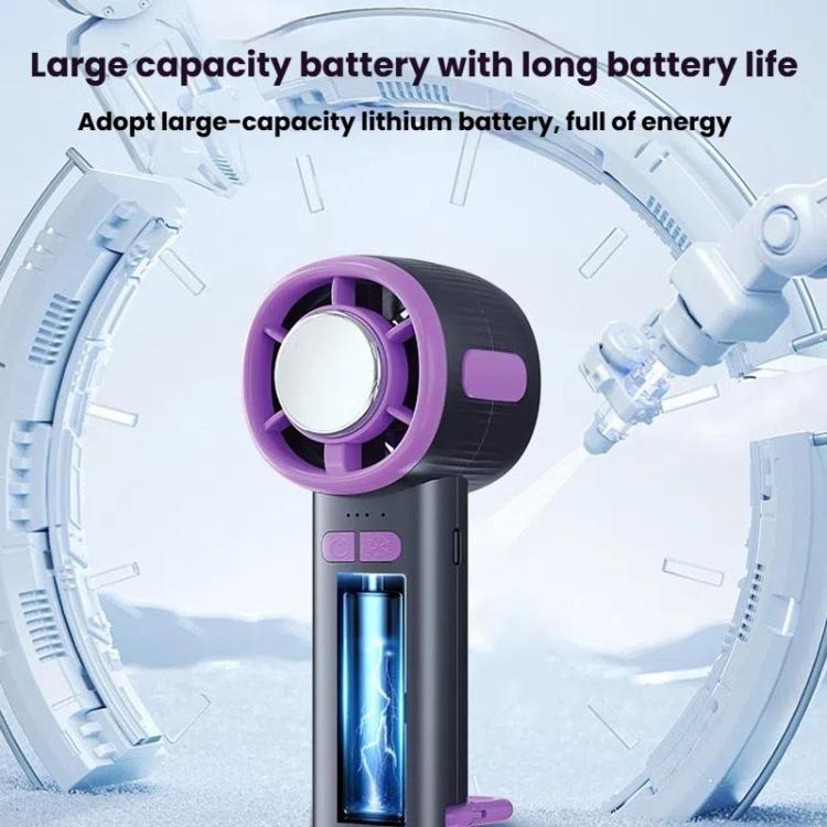 Ventilatore di raffreddamento a semiconduttore con display digitale ad alta velocità a 3 velocità, piccolo ventilatore portatile USB