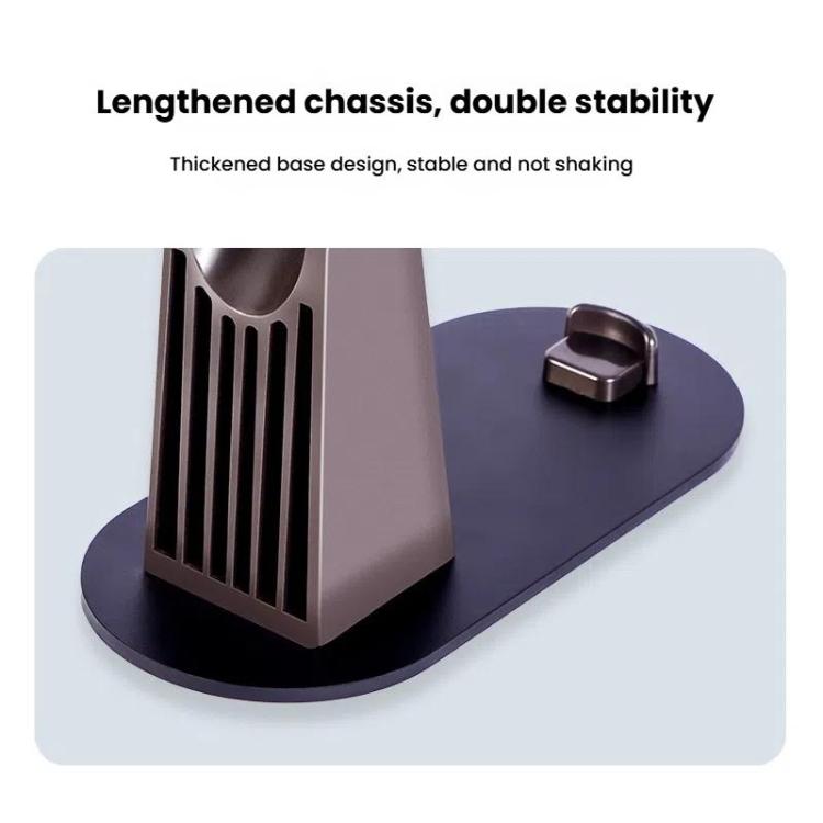 Per Dyson Airstrait Piastra HT01 Supporto verticale da tavolo con vano porta-caricabatterie