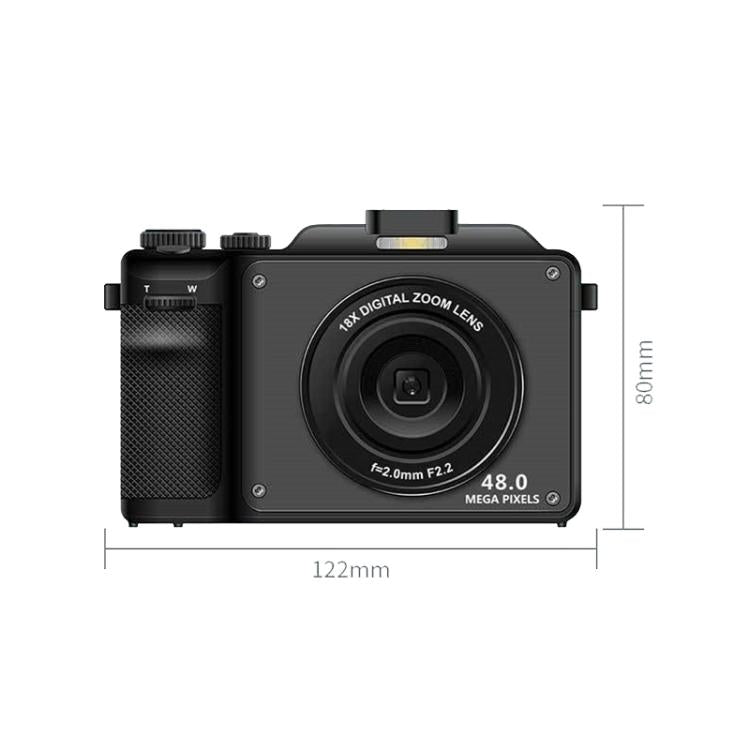 FSD-X9 3.0 pollici 4K HD 18X Zoom Selfie WIFI Stabilizzazione elettronica dell'immagine Fotocamera digitale, FSD-X9 (Black), FSD-X9 (White)