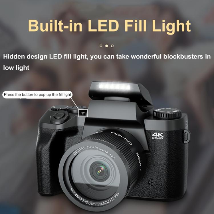 FSD-W5 4 pollici touch screen WiFi trasmissione 4K HD fotocamera digitale studente foto SLR, FSD-W5