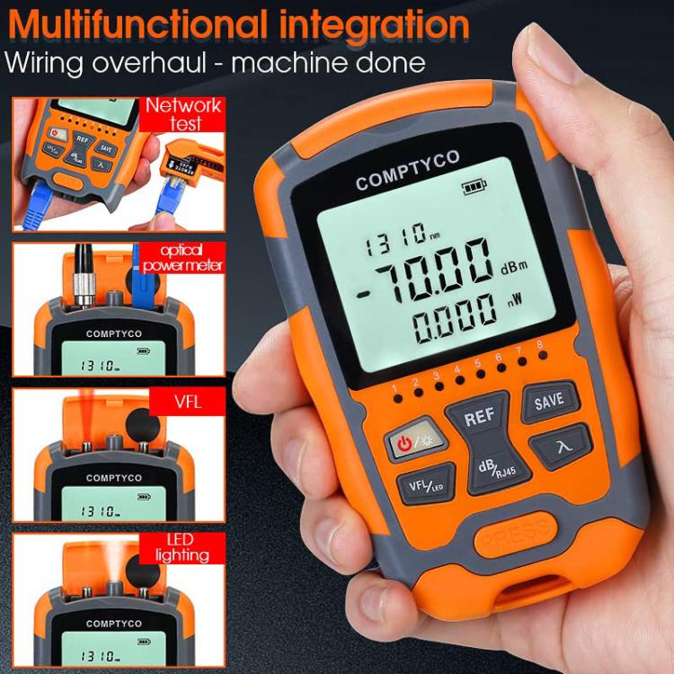 Misuratore di potenza ottica mini 4 in 1, macchina integrata a luce rossa, apparecchiatura di prova di potenza portatile, M70 1mw, M70 10mw, M70 15mw, M70 20mw, M70 30mw, M70 50mw, M50 1mw, M50 10mw, M50 15mw, M50 20mw, M50 30mw, M50 50mw