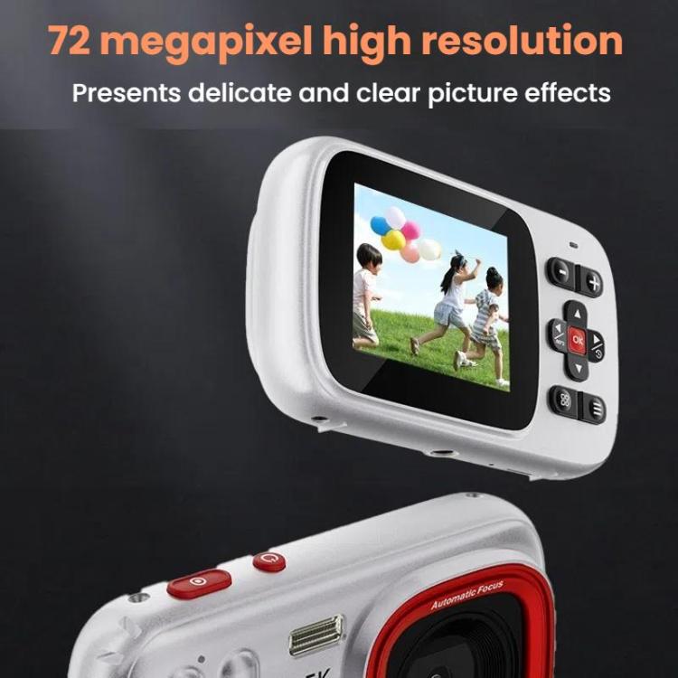 Fotocamera digitale HD da 72 MP, 2,4 pollici, ascolto MP3, foto e video, zoom 16x DV