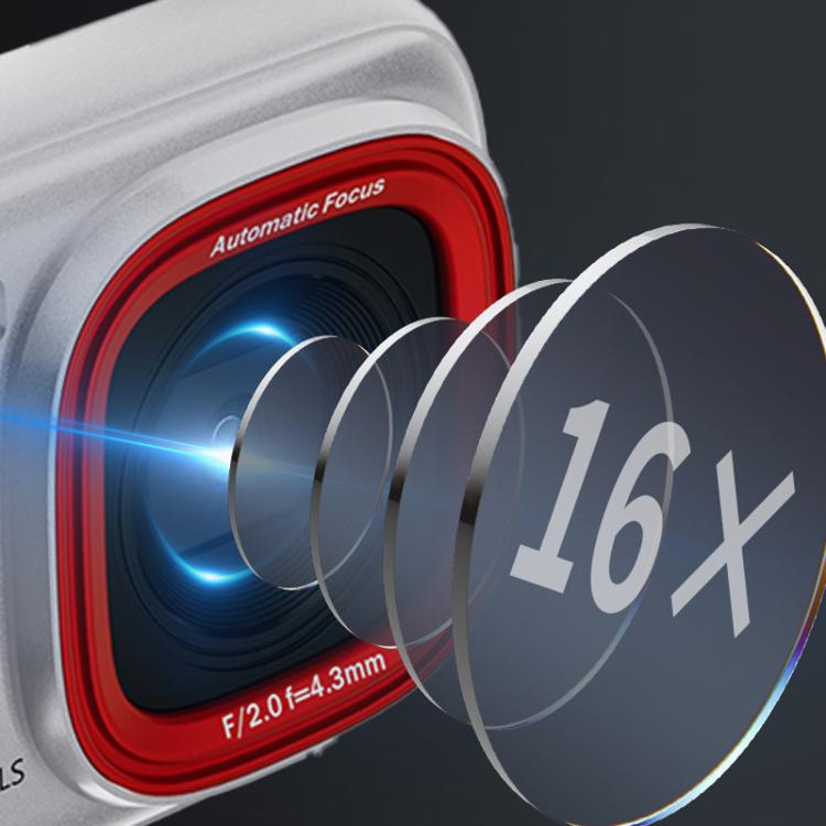 Fotocamera digitale HD da 72 MP, 2,4 pollici, ascolto MP3, foto e video, zoom 16x DV