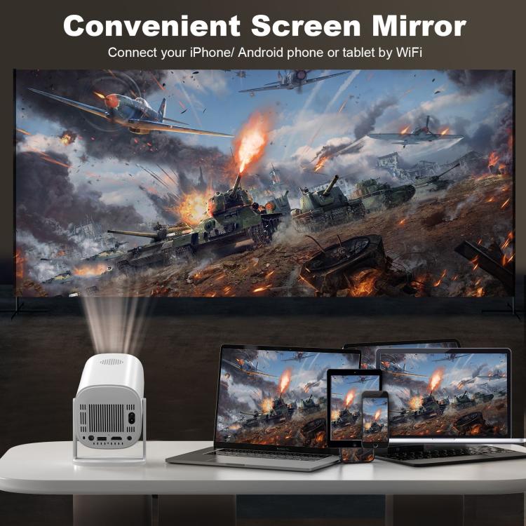 Proiettore per giochi P30 Sistema Android 11 con controller di gioco wireless 720P Home Theater