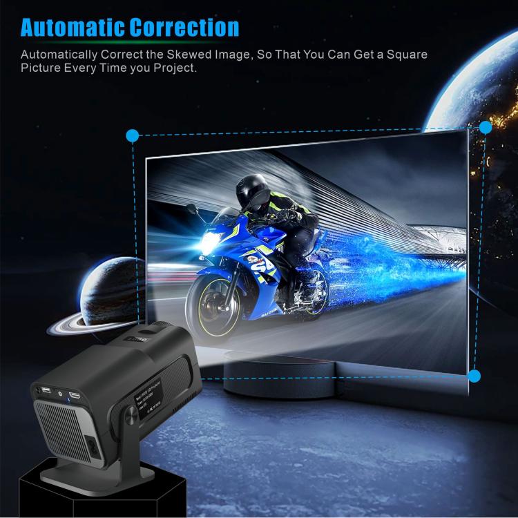 Proiettore di gioco HY320 Sistema Android 11 con controller di gioco wireless 720P Home Theater, US Plug, EU Plug, UK Plug, AU Plug