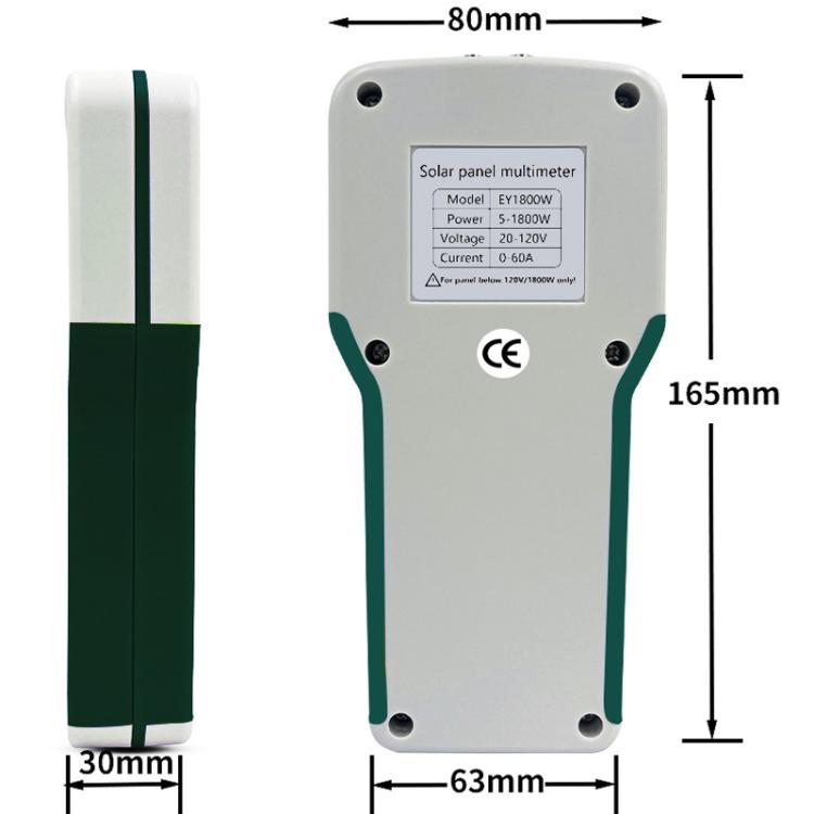 Elejoy 1800W MPPT pannello solare fotovoltaico multimetro, EY1800W