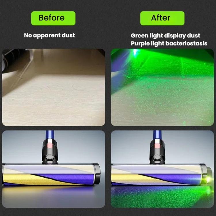 Lampada LED antibatterica per aspirapolvere universale per Dyson / Dreame / Tineco, ecc., Gen 2