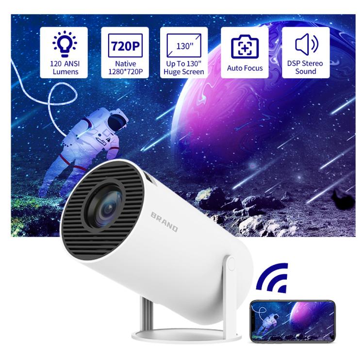Proiettore di gioco Sistema Android 11 con controller di gioco wireless 720P Home Theater, HY300
