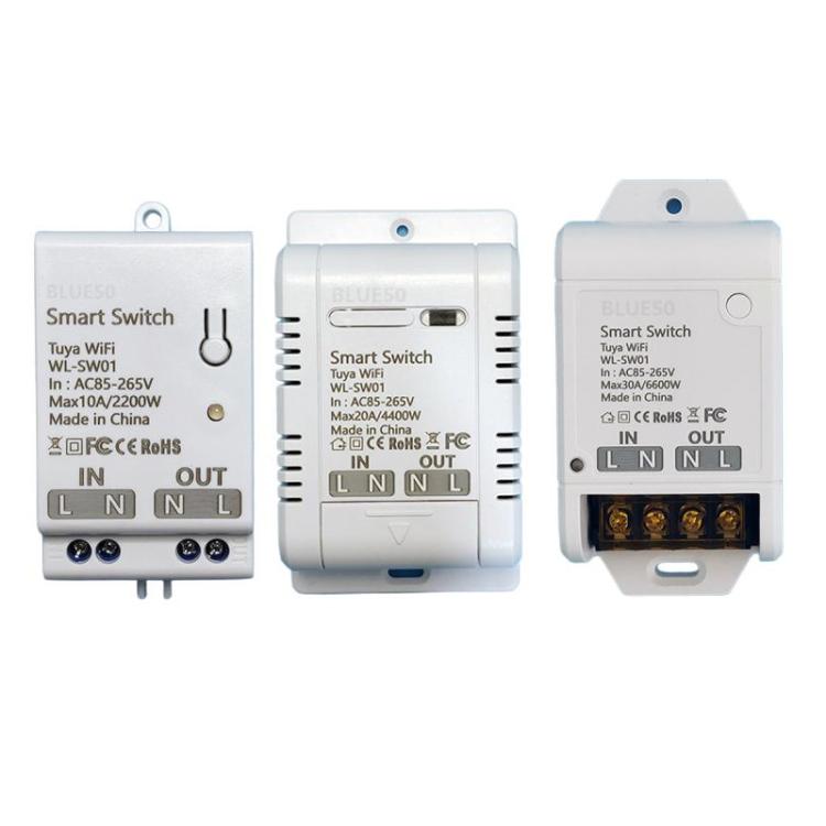 Tuya WiFi Smart Switch supporta il controllo vocale Amazon ALEXA/Google HOME, 10A, 20A, 30A
