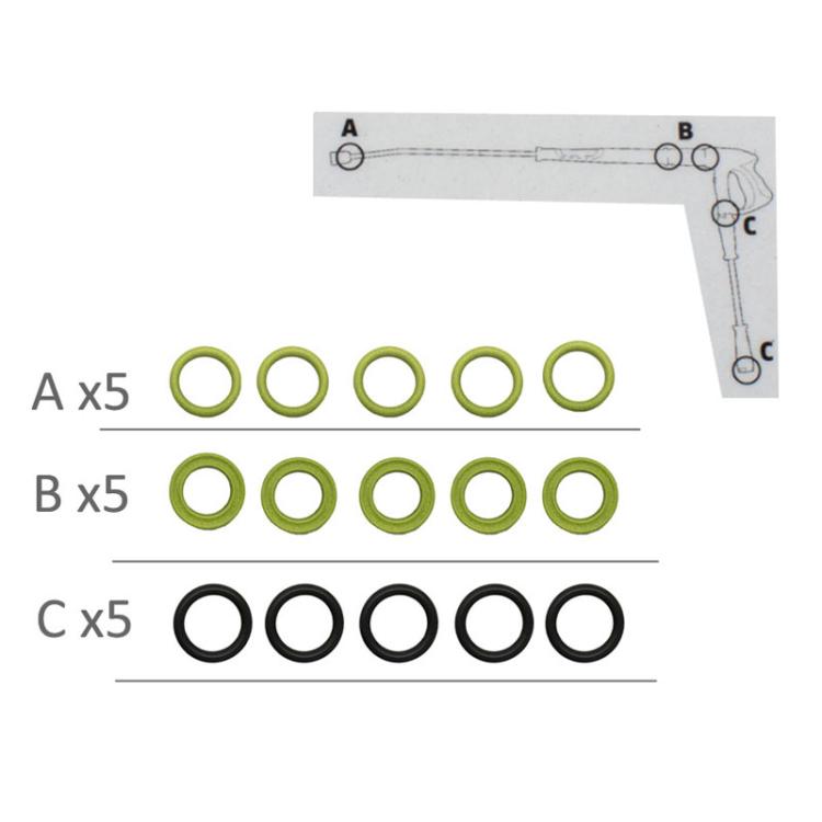 Per anello di tenuta per getto d'acqua ad alta pressione Karcher, 15pcs / Set