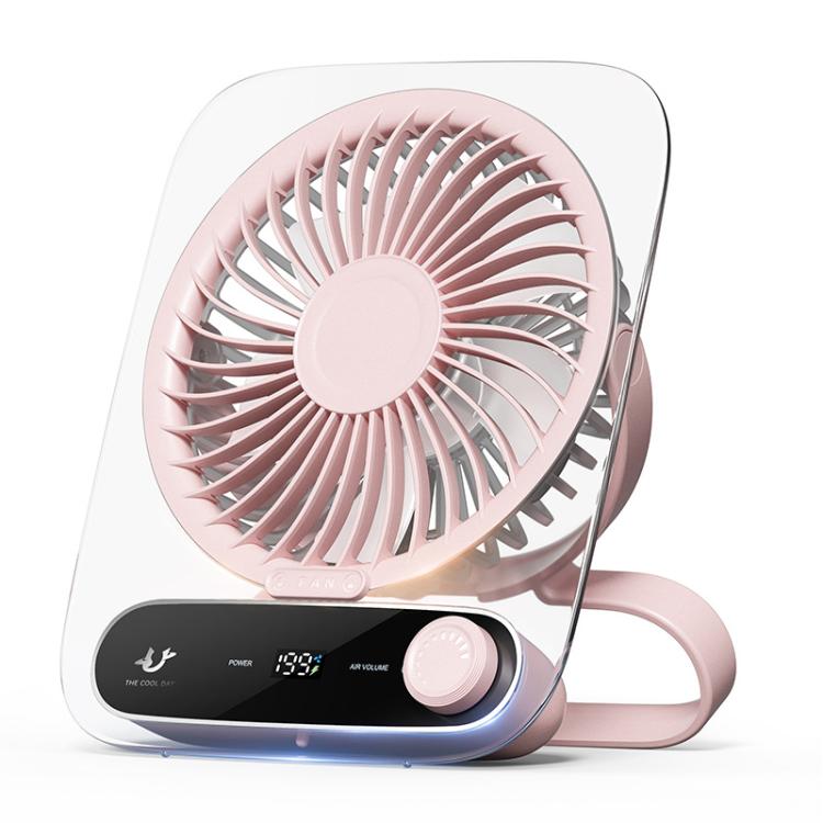 Ventilatore da tavolo a parete a 199 velocità con maniglia e luce integrata, aromaterapia in cotone