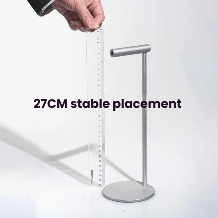 Supporto per cuffie in lega di alluminio, supporto per display per cuffie, All-aluminum Alloy Silver Gray, All-aluminum Alloy Black