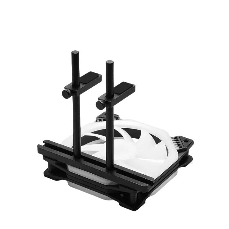 Supporto per scheda grafica regolabile in lega di alluminio FinalCool, posizione ventola telaio, supporto per scheda grafica, 8cm Black, 8cm Silver, 12cm Black, 12cm Silver