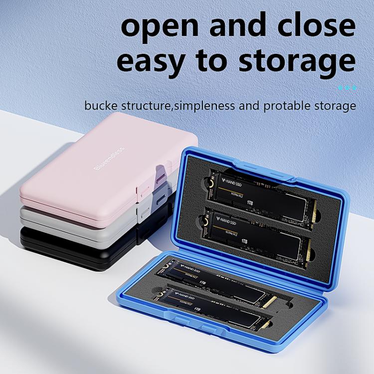 Blueendless M1 Universal M.2 SSD Scatola di archiviazione antiurto e impermeabile