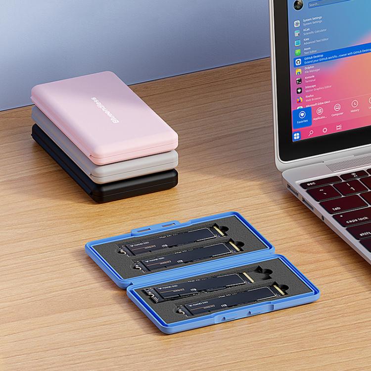 Blueendless M1 Universal M.2 SSD Scatola di archiviazione antiurto e impermeabile