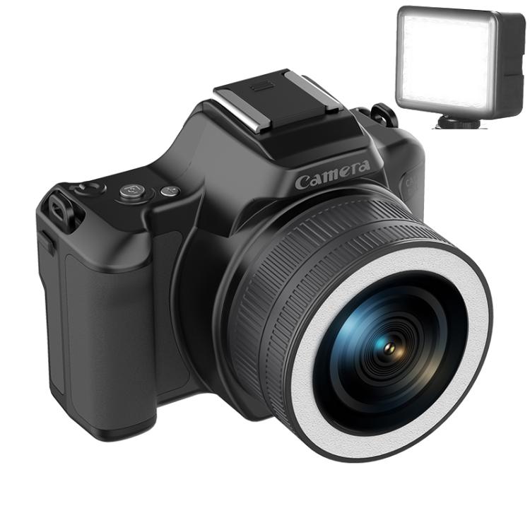 Mini telecamera digitale portatile Ultra HD 2K da 48 milioni di pixel, Black, White, White+Fill Light, Black+Fill Light