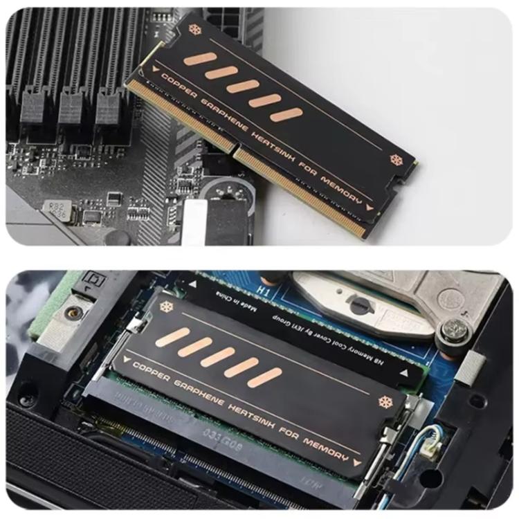 2 pz/pacco JEYI dissipatore di calore per memoria portatile in rame puro grafene radiatore per DDR5 DDR4 DDR3