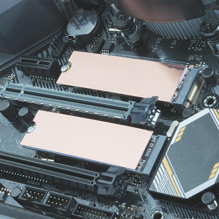 Radiatore dissipatore di calore in rame puro M.2 2280 NVME SSD per laptop/PC, JEYI icopper-One, JEYI icopper-3