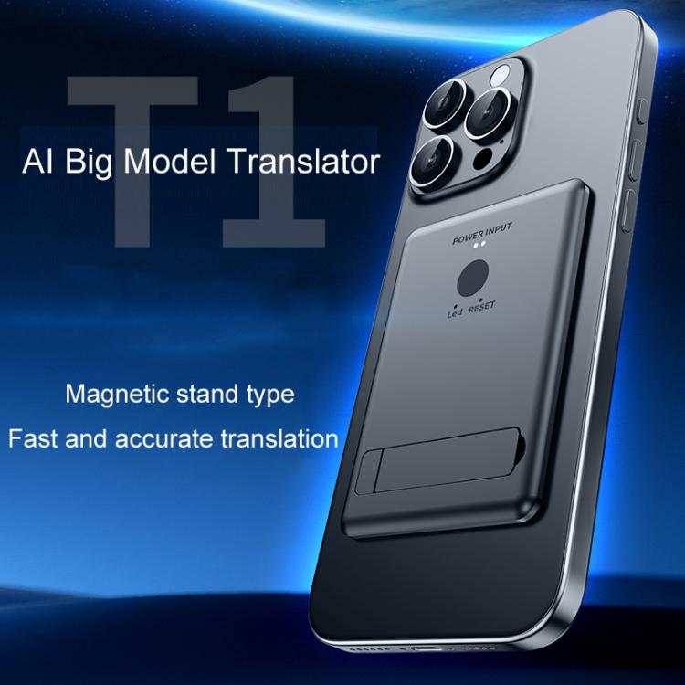 T1 AI Modello Grande Slim Card Traduttore Magnetico Attrezzatura per Trascrizione Audio