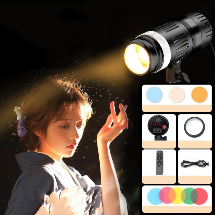 102 LEDs Spotlight Portrait Photography Fill Light Adjustable Focus Triple Color Temperature,US Plug, 100W, 175W, 275W, 100W+2.1m Tripod, 175W+2.1m Tripod, 275W+2.1m Tripod, 275W+2.1m Tripod+Crossbar