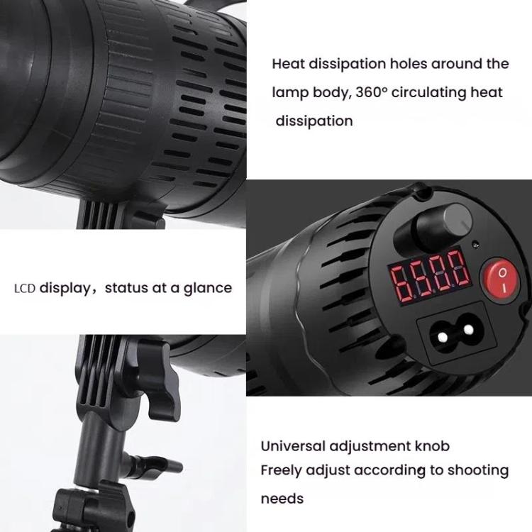 102 LEDs Spotlight Portrait Photography Fill Light Adjustable Focus Triple Color Temperature,US Plug, 100W, 175W, 275W, 100W+2.1m Tripod, 175W+2.1m Tripod, 275W+2.1m Tripod, 275W+2.1m Tripod+Crossbar