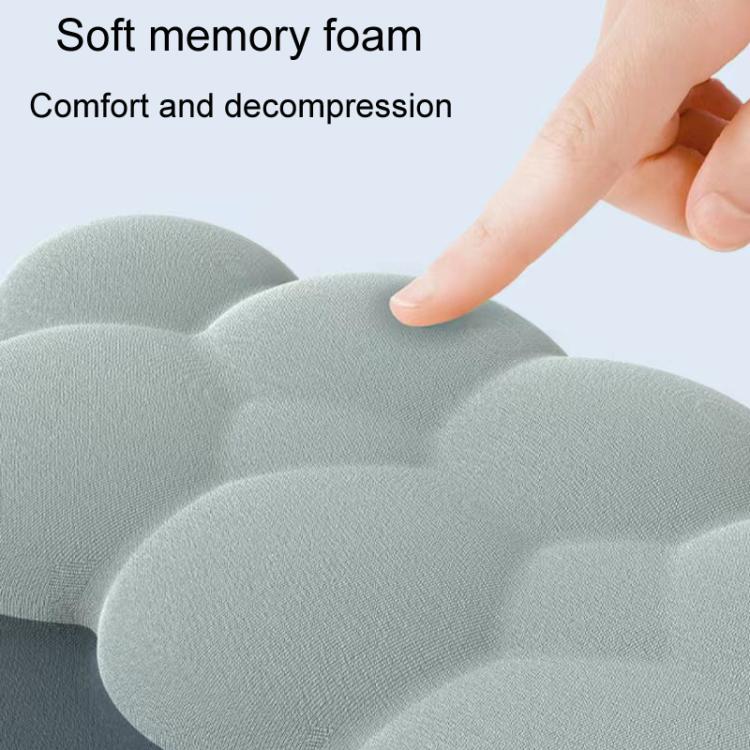 3 pezzi / set tappetino per mouse e tastiera in memory foam in silicone con gradiente nuvoloso, Model 3, Model 5, Model 8, Model 9, Model 10, Model 11, Model 12, Model 13, Model 14, Green, Blue+Yellow, Blue+Gray, Navy Blue+Gray