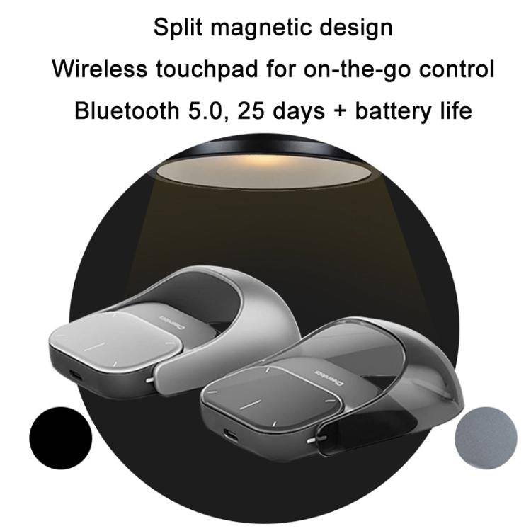 Cheerdots 2 Smart Mouse magnetico diviso ad aria Mouse wireless Bluetooth a doppia modalità, Black Basic, Dark Grey Basic, Black Recording, Dark Grey Recording