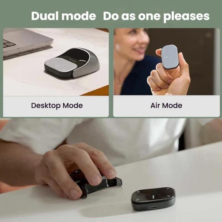 Cheerdots 2 Smart Mouse magnetico diviso ad aria Mouse wireless Bluetooth a doppia modalità, Black Basic, Dark Grey Basic, Black Recording, Dark Grey Recording