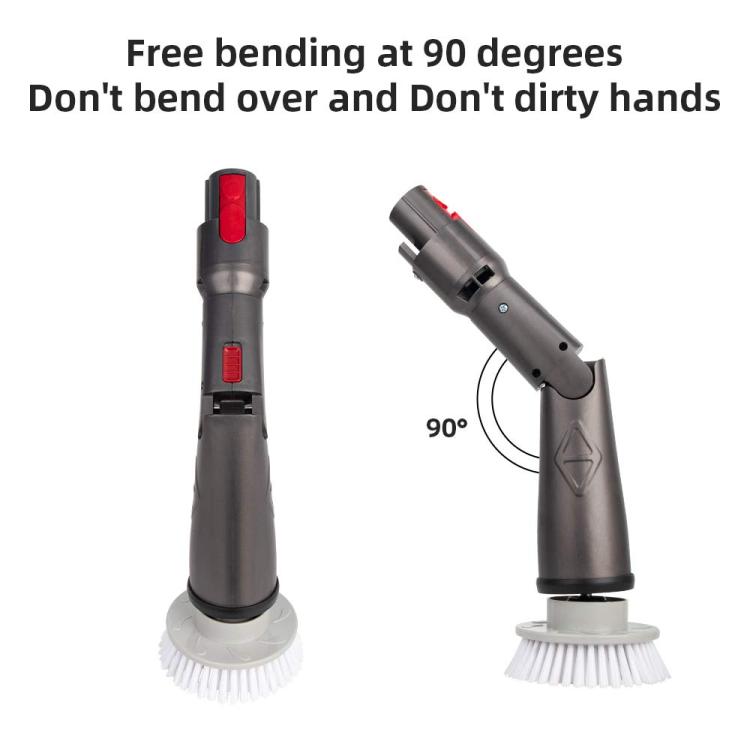 Set di accessori per spazzola di pulizia per Dyson V11 / V10 / V8 / V7 Spazzola per pavimenti per vasca da bagno con setole dure