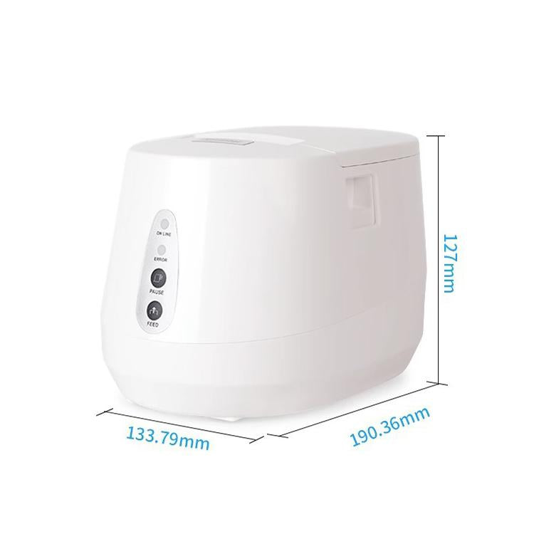 Xprinter XP-237B Stampante termica per etichette di scontrini di supermercati con codice a barre QR, USB, USB+BT