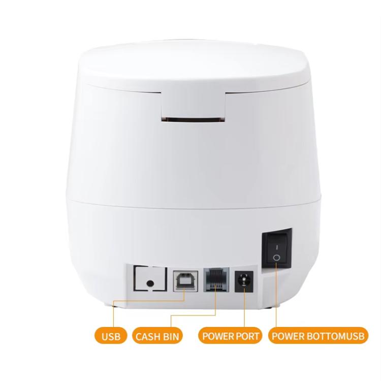 Xprinter XP-237B Stampante termica per etichette di scontrini di supermercati con codice a barre QR, USB, USB+BT