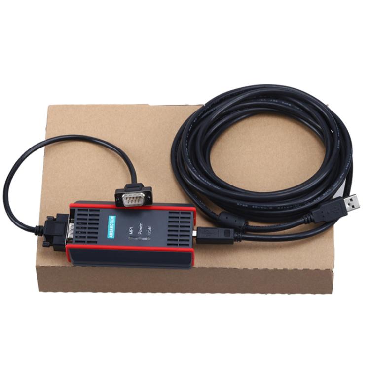 Cavo di programmazione USB-MPI AMSAMOTION per Siemens S7-200/300/400PLC / 6ES7972-0CB20-0XA0, 2.5m, Photoelectric Isolation 4.5m, Electromagnetic Isolation 4.5m