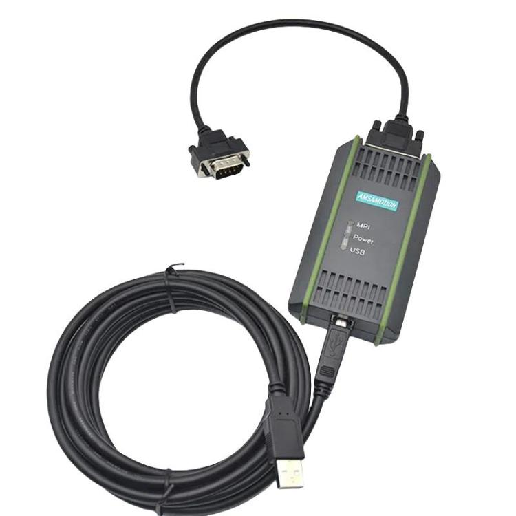 Cavo di programmazione USB-MPI AMSAMOTION per Siemens S7-200/300/400PLC / 6ES7972-0CB20-0XA0, 2.5m, Photoelectric Isolation 4.5m, Electromagnetic Isolation 4.5m